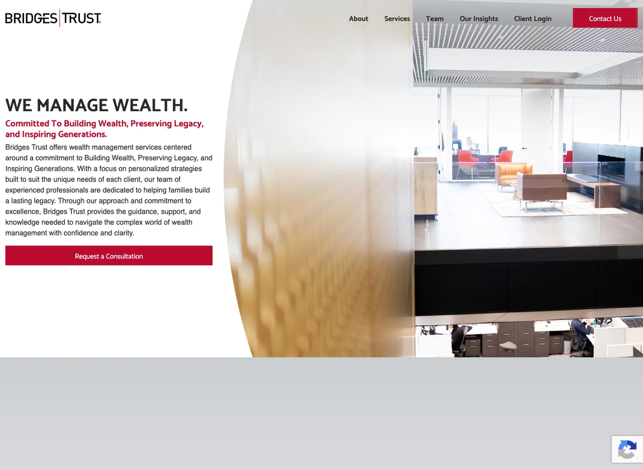 Bridges Trust — website built by BDX Omaha