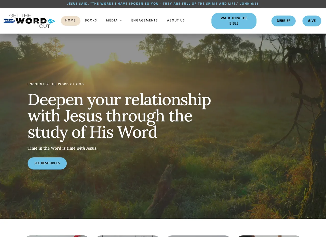 Get The Word Out — website built by BDX Omaha