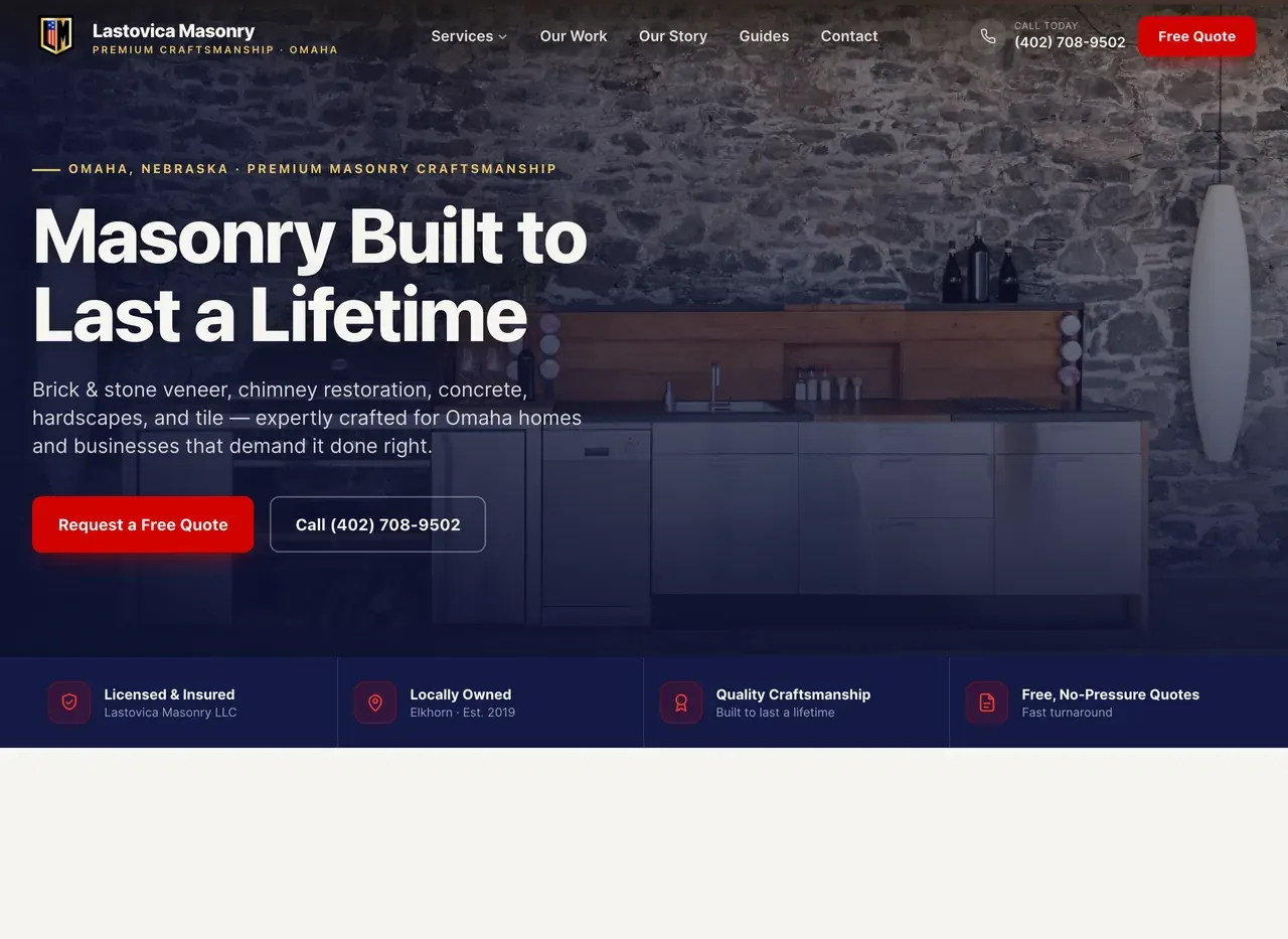 Lastovica Masonry website