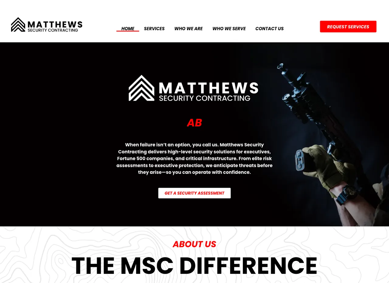 MSC Protection — website built by BDX Omaha
