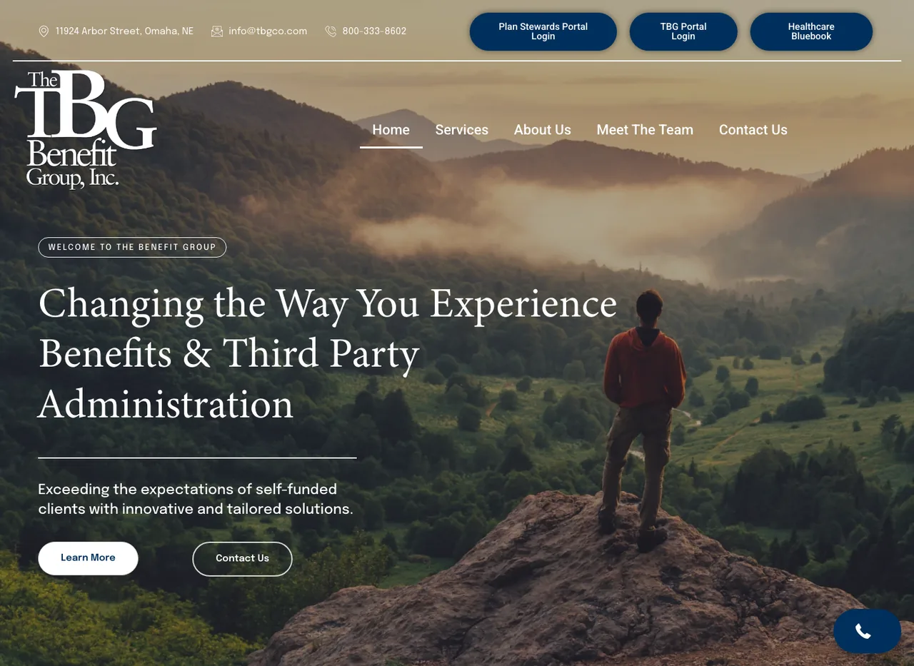 TBG — website built by BDX Omaha