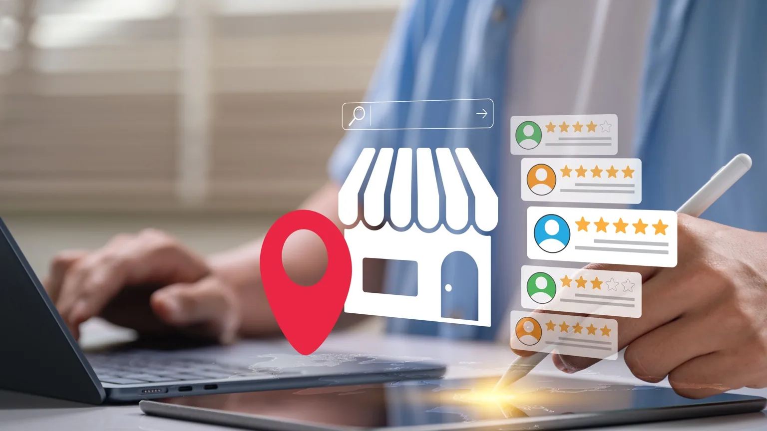 Local business review and marketing management — Google Ads management services paired with reputation management by BDX Omaha